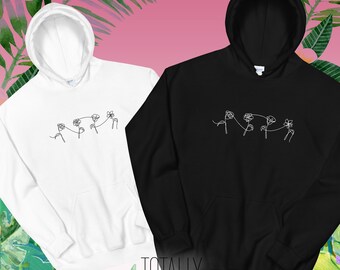 bts love yourself white hoodie