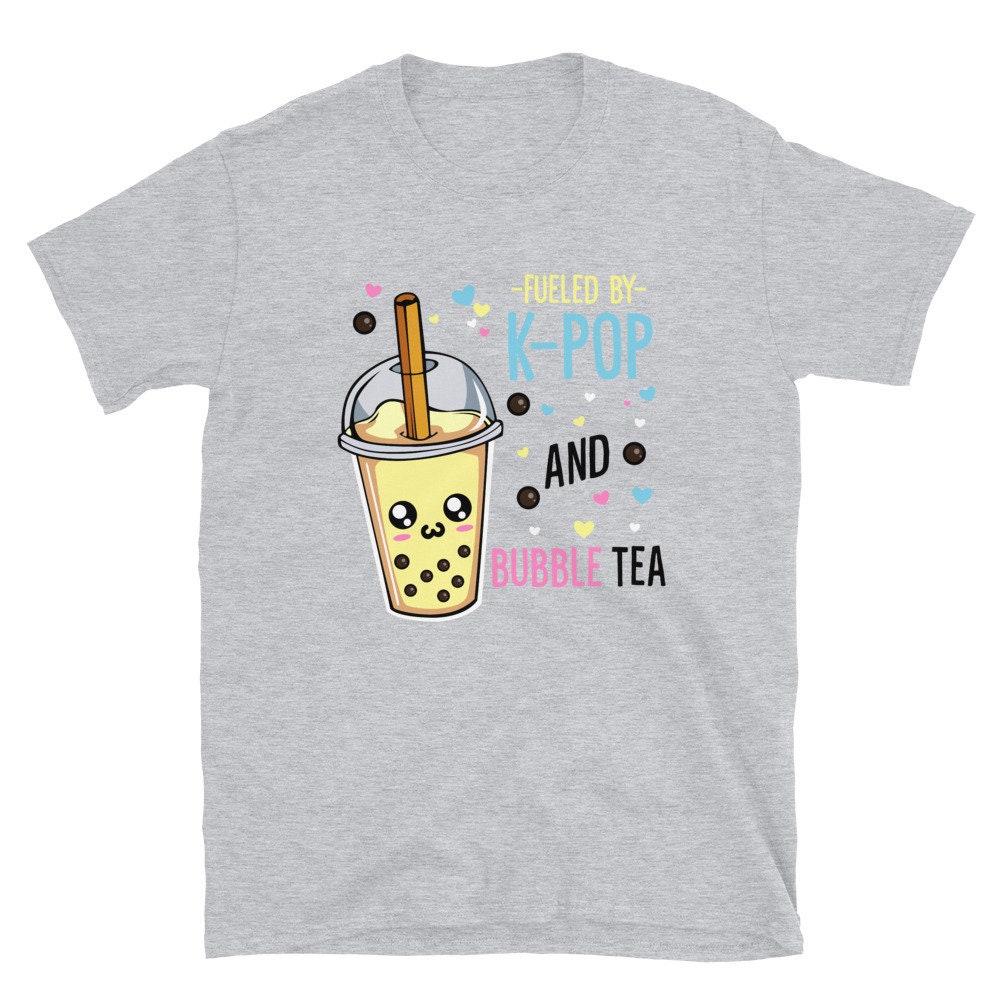 Fueled By K-POP and Bubble Tea Unisex T-Shirt Korean Culture | Etsy