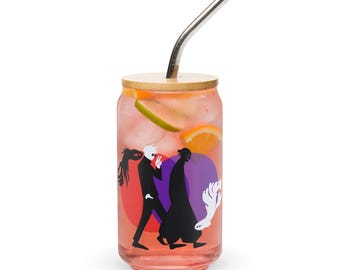 STSG Can Cup (Glass) with or without straw and lid