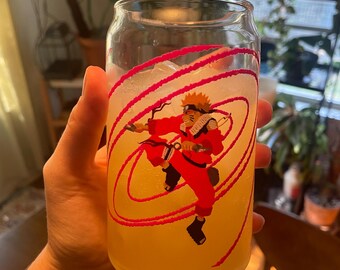 Naru Can Cup (Glass) with or without lid and straw