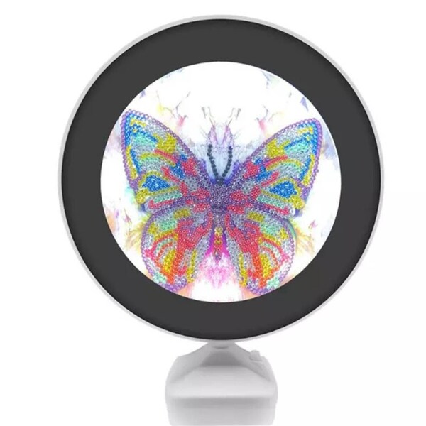 5D DIY Diamond Painting Luminous Mirror & LED Light (Big Cosmetic Mirror) Multiple Options