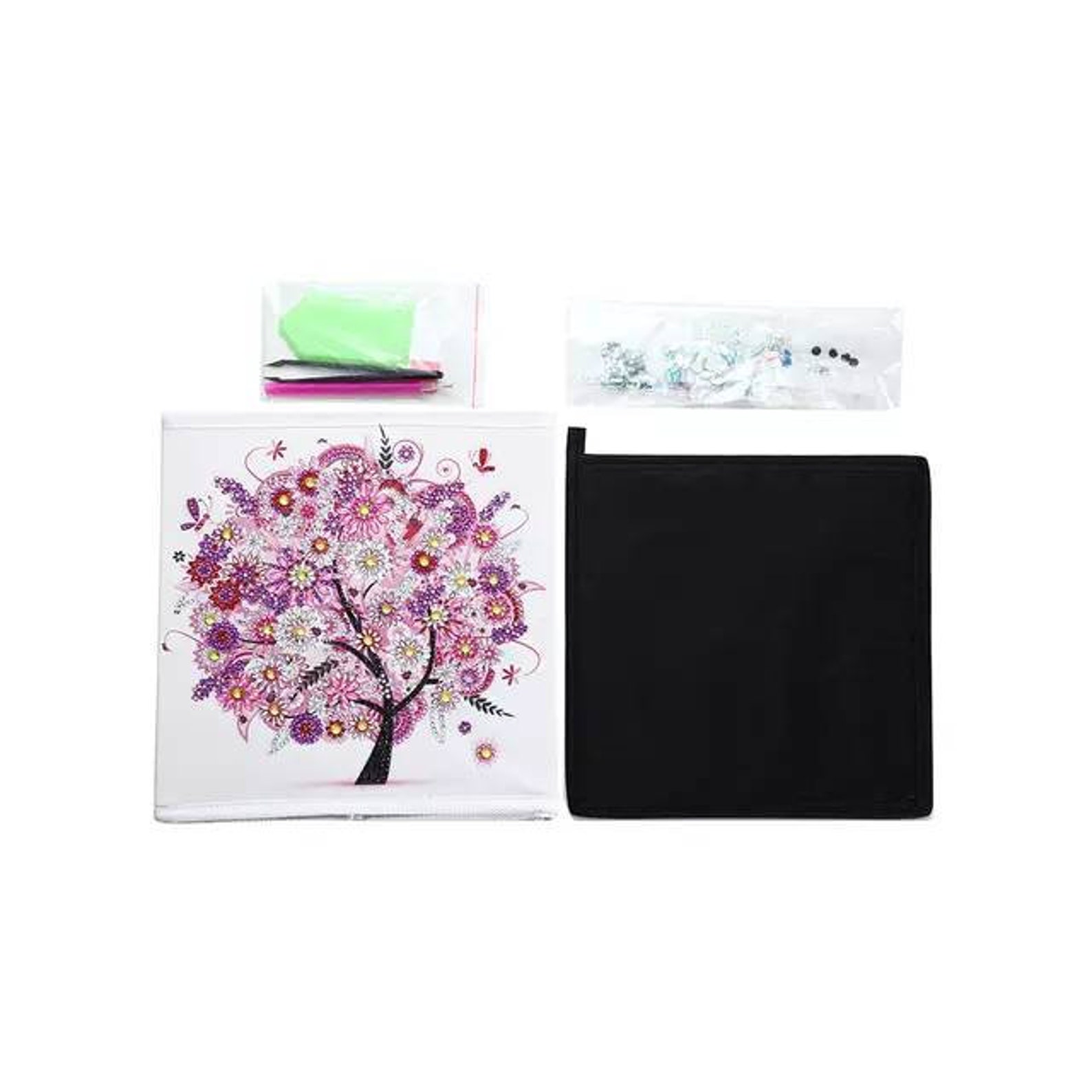 5D DIY Diamond Painting Storage CubeSeasons Tree Fall Etsy