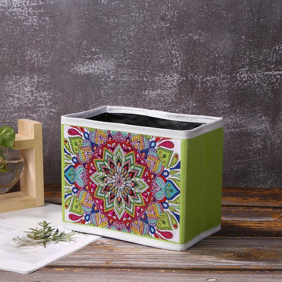 5D DIY Diamond Painting Foldable Storage Cube/BoxSmall Etsy