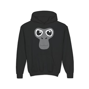 YOUTH UNISEX HOODIE Gorilla Tag Face Youth Heavy Blend Hooded Sweatshirt
