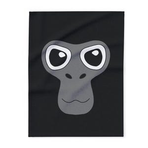 BLANKET THROW Gorilla Tag Blanket 30" X 40"  Arctic Blanket, Fleece Throw, Kids Room Decor, Winter Gift