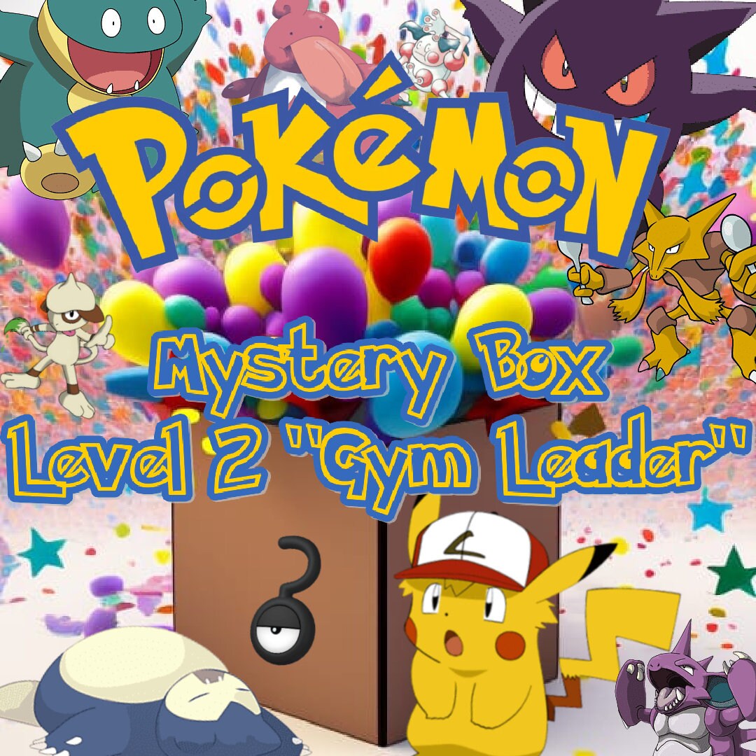 Pokémon VALUE Mystery Box level 2 Gym Leader Premium Mystery Box Tier NEW Listing June 2023 Etsy