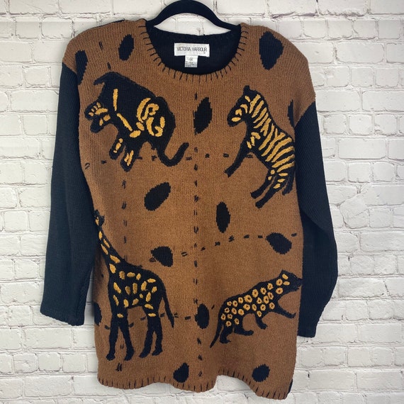 Victoria Harbour vintage safari sweater size M - image 1