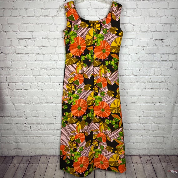 Vintage tank dress zipper back - image 1