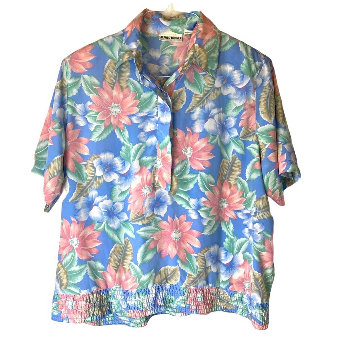 Vintage Alfred Dunner floral blouse size 16 | Etsy