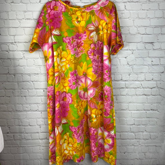 Vintage Queen Emma Fashions 1970’s maxi dress - image 1