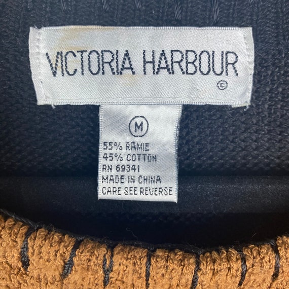 Victoria Harbour vintage safari sweater size M - image 4