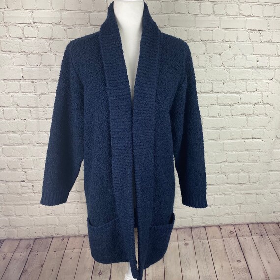 Yarnworks navy oversized sweater