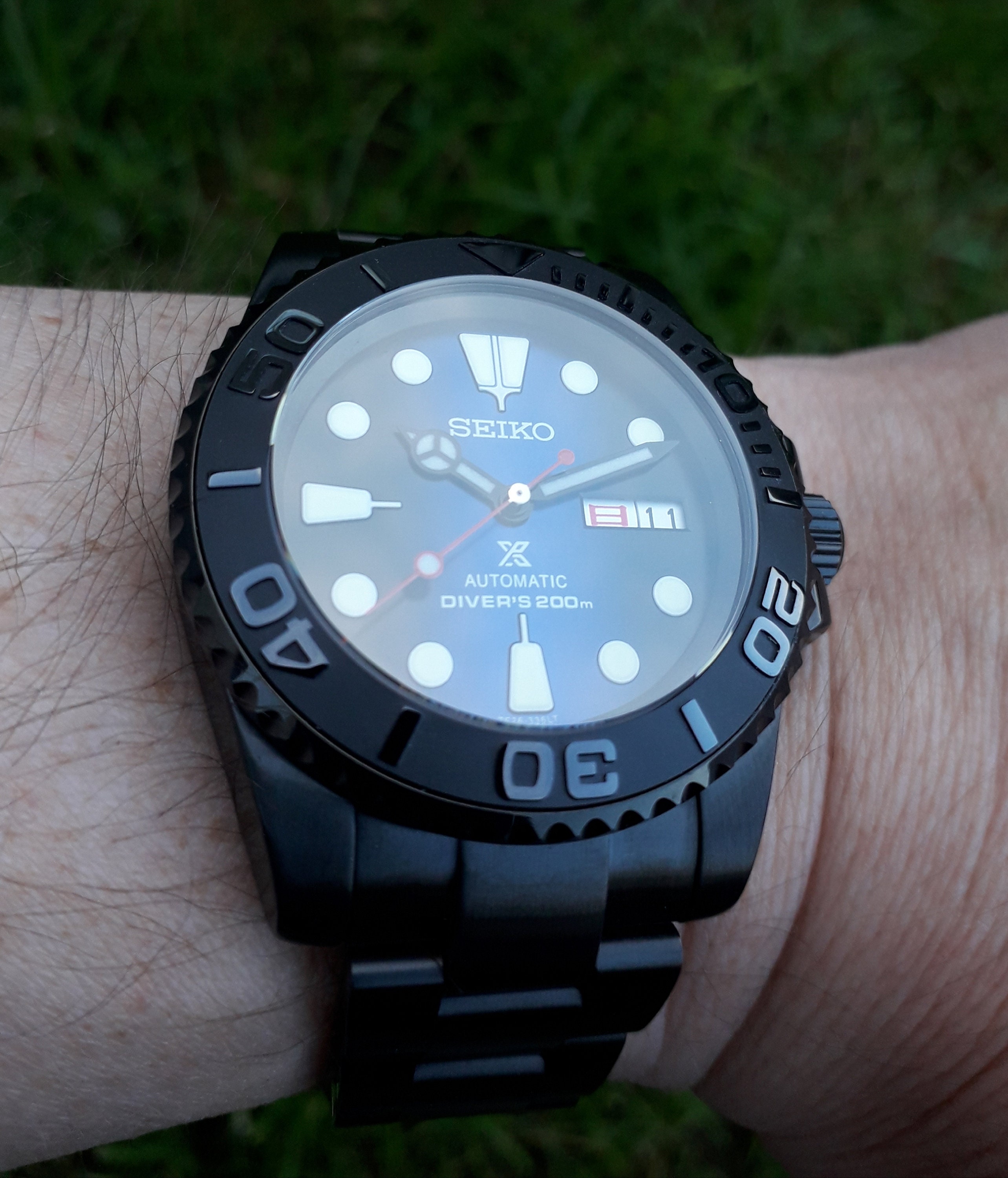 seiko 5 yacht master black