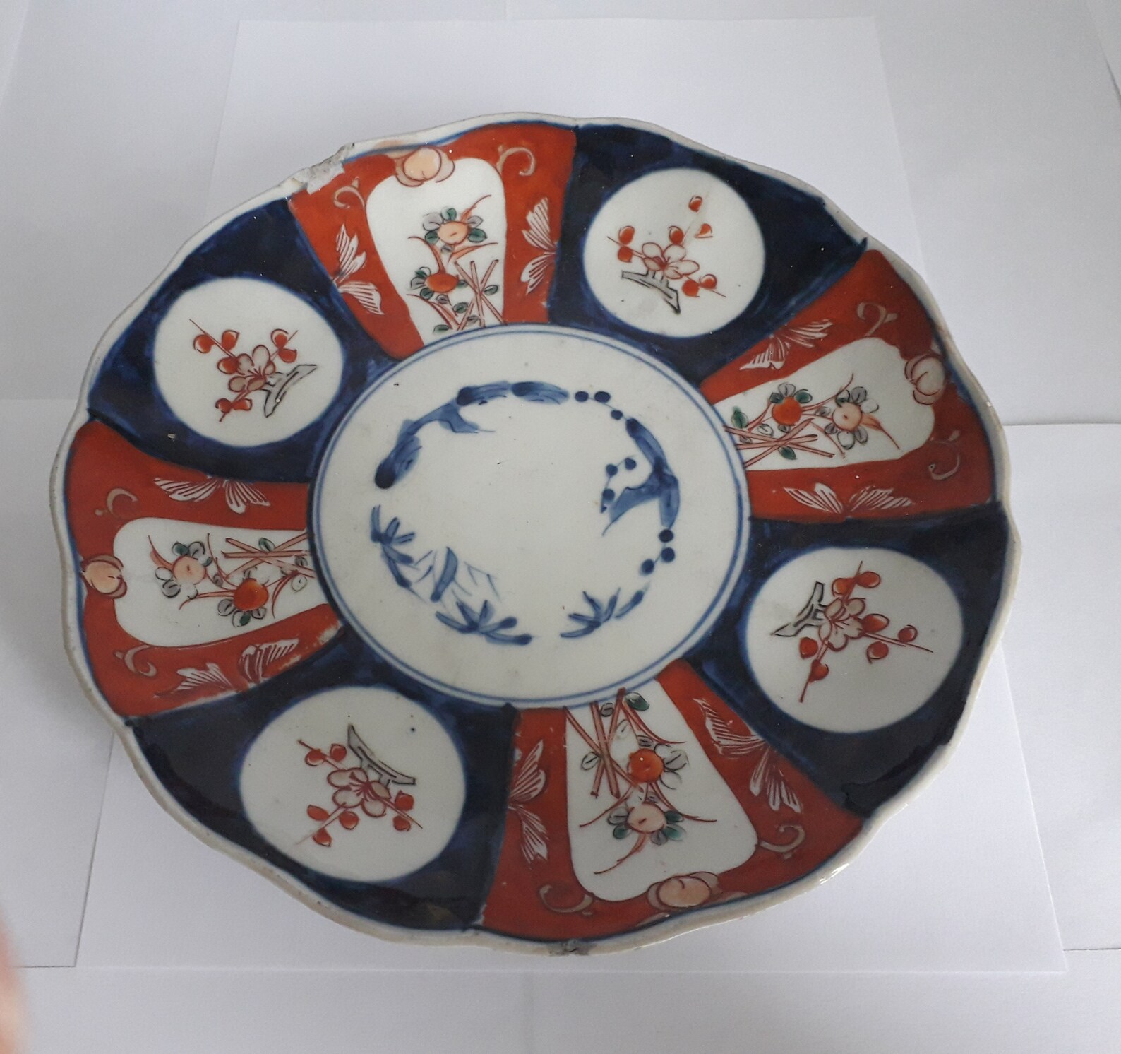 19th Century Japanese Imari Porcelain Plate Etsy