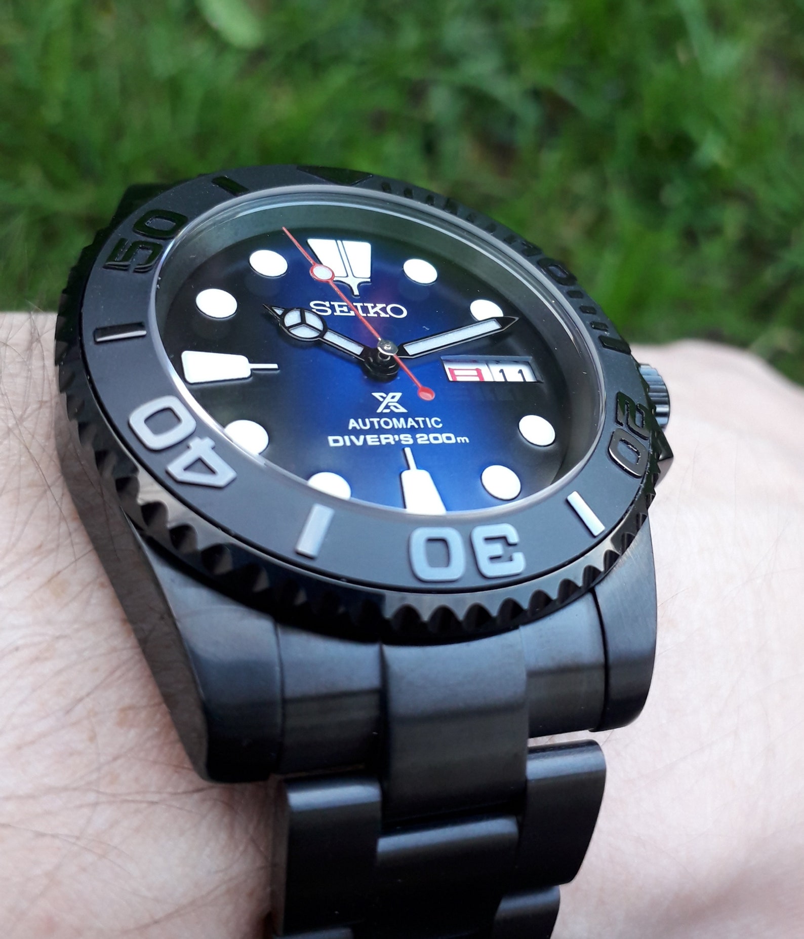 seiko 5 yacht master black