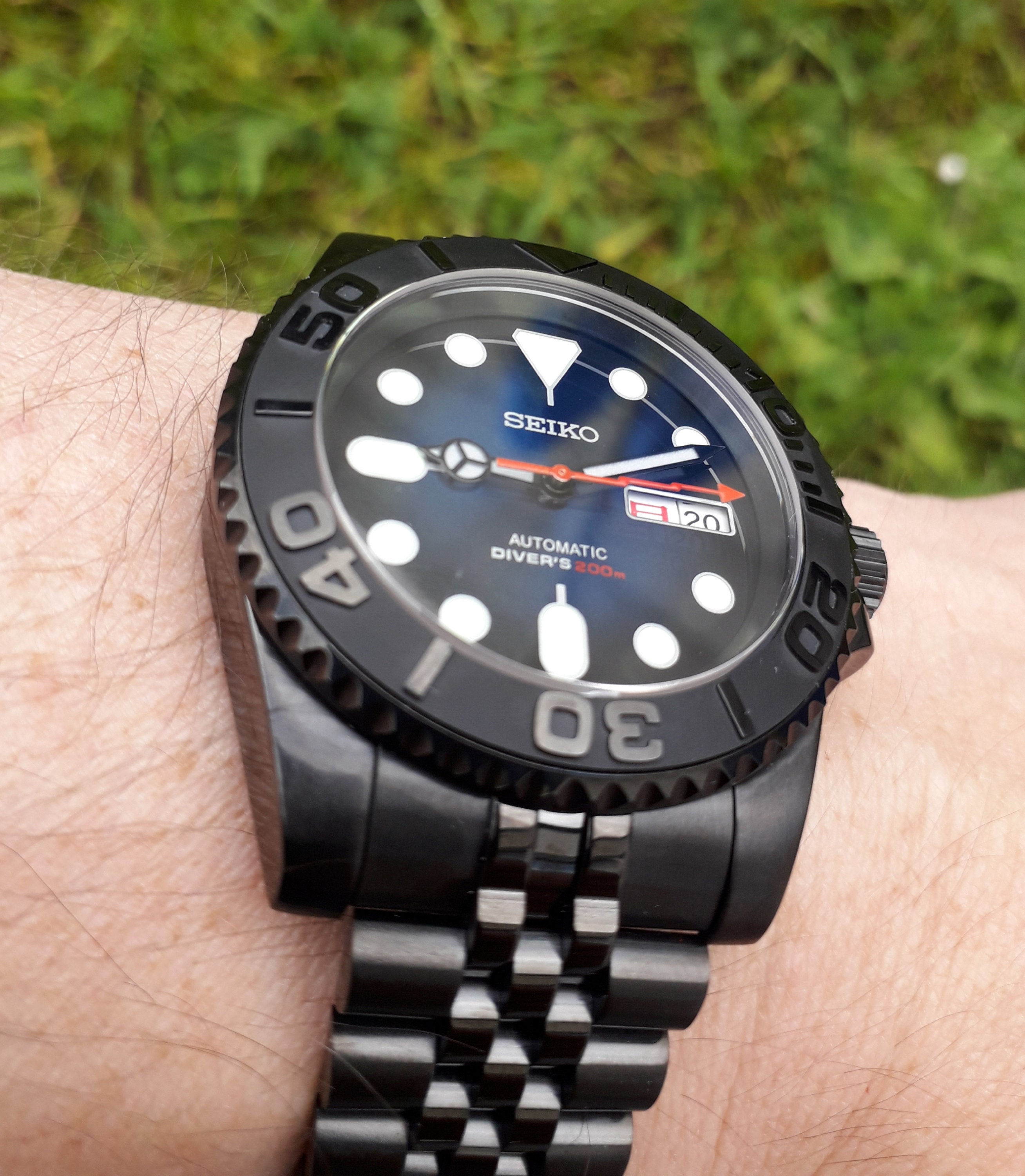 seiko yacht master blue