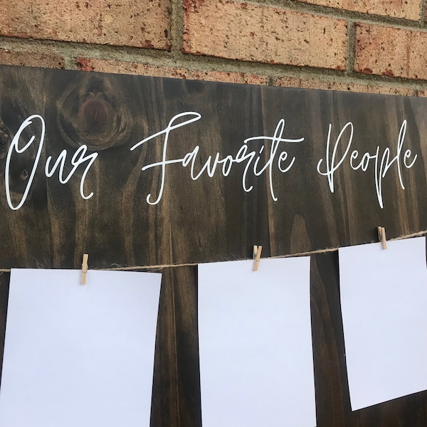 Our Favorite People Vinyl Decal