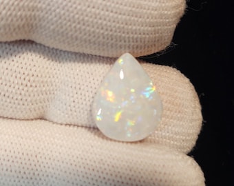 Opal - Australian Coober Pedy opal for pendant 16mm x 12.5mm - 3.98 carats
