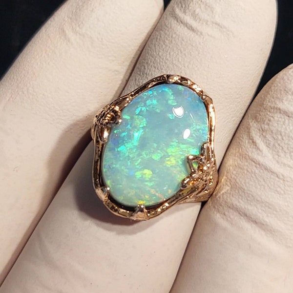 Antique Opal Ring - Etsy