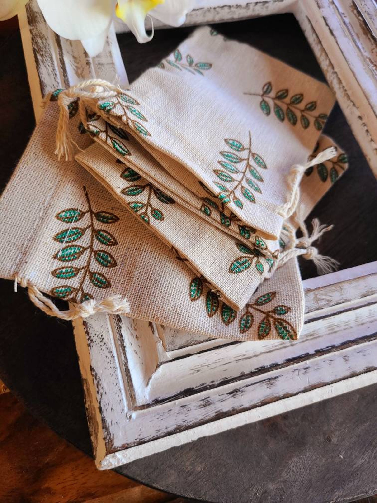 Jewelry Bag Bulk. Flax Bag. Jewelry bag. Bulk giveaway bag. Etsy