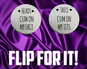 Jeux sexuels - Flip Coin : sperme sur mon visage/Sperme sur mes seins