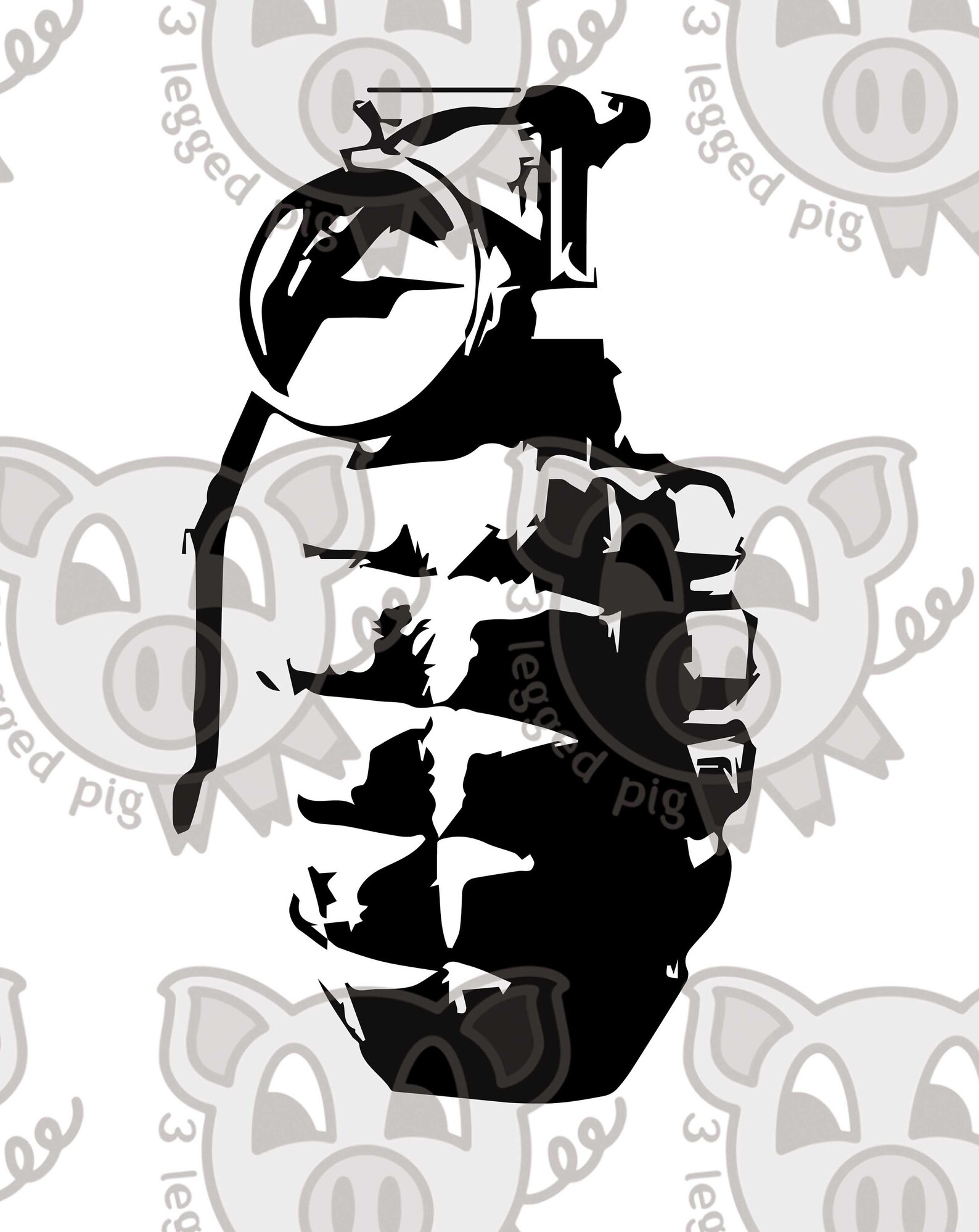 Pineapple Hand Grenade SVG DIY Tshirt Stickers Mugs Cut Etsy