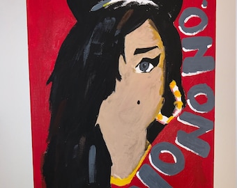 Amy Winehouse Pop Art Canvastavla