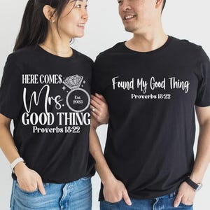 Mrs. Good Thing SVG, Found My Good Thing PNG, Just Married svg, Proverbs 18:22 digital, Christian Wife png, Newly Weds, Christian Marriage