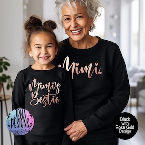 SVG personalizado de Mimi y la mejor amiga de Mimi, PNG a juego, SVG de abuela, SVG de mejor amiga de Yaya, SVG de mejor amiga de la abuela de Mimi GiGi, PNG de abuela linda