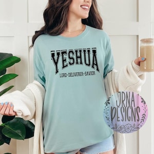 Yeshua SVG, Varsity Christian svg, Christian Faith Design, Jesus Apparel, Jesus Hebrew Name PNG, Jesus Apparel, Bible Name svg, Faith SVG