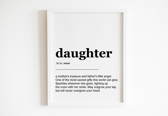 Daughter Word Art Poster Definition Print Digital Download Etsy daughter-word-art-poster-definition-print-digital-download-etsy