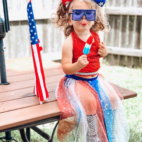 4th of July Skirt Etsy