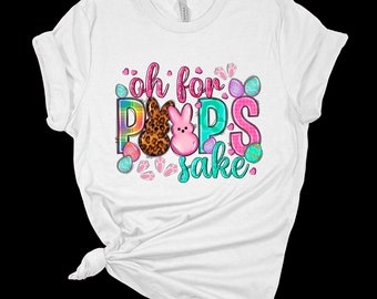 Oh For Peeps Sake Leopard Easter Png, Easter Bunny Png, Spri | Inspire