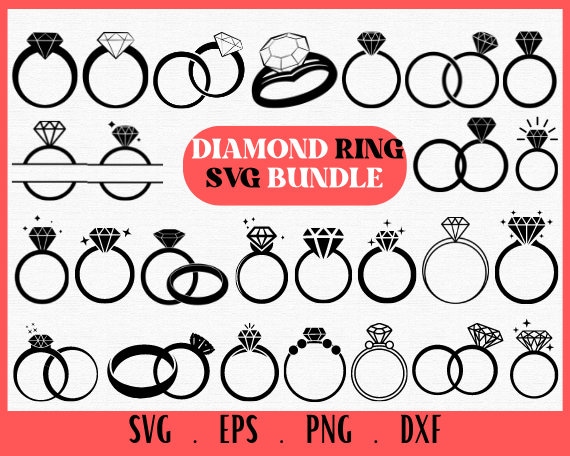 18 Diamond Ring Clip Art Designs & Graphics