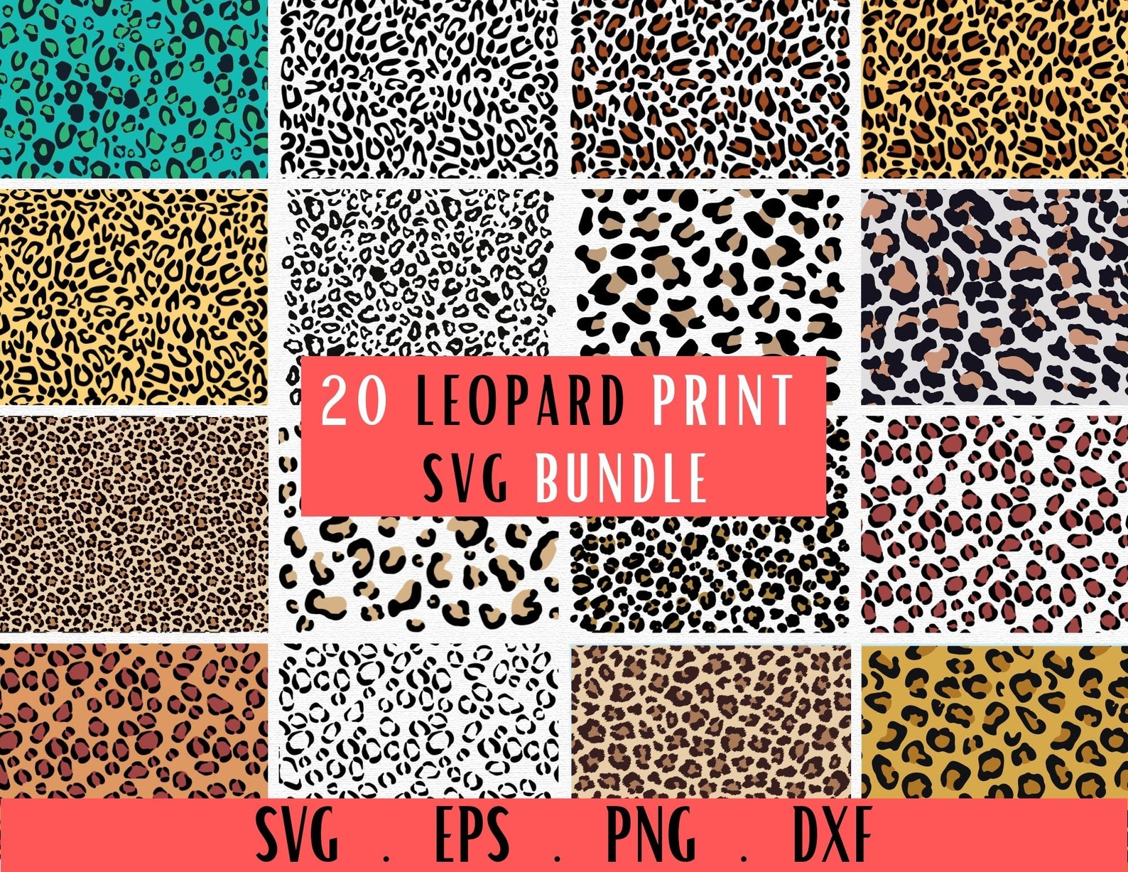 Leopard Print Svg Leopard Pattern Svg Leopard Spots Svg - Etsy