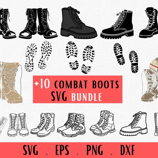 Combat Boots Svg, Veteran Svg, Army, Soldier Svg, Combat Boots Clipart, Navy boots Svg, Military boots svg, Us veterans svg, boots cutfile