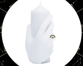 Vela Mano Del Poder Blanca, Velon del Gran Poder / White Powerful Hand Candle