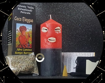 Rituel Coco Eleggua, Velon De Petition /Elegua Bougie, Sort