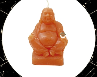 Vela Buda Naranja / Orange Buddha Candle