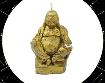 Golden Buddha Candle (Fortune, Success, Triumph) / Golden Buddha Candle