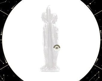 Vela Pareja Blanca (Separacion Matrimonial) 20cm / White Separation Couple Candle