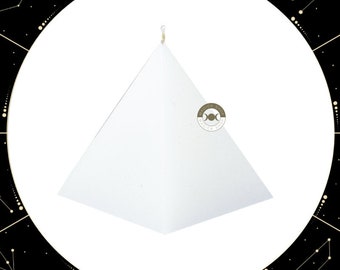 White Pyramid Candle, Abrecaminos / White Pyramid Candle, Open Roads