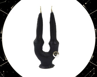 Vela Figura Pomba Gira Negro 10cm / Candle Ritual