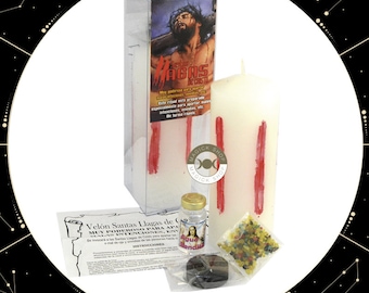 Rituel des Saintes Plaies du Christ / Bougie, Sort