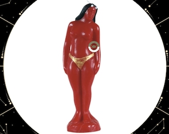 Bougie Figurine Pomba Gira 20cm / Rituel Bougie