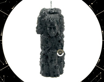 Vela Figura Mil Caras Negro (Contra Todo Mal) / Black Thousand Faces Candle