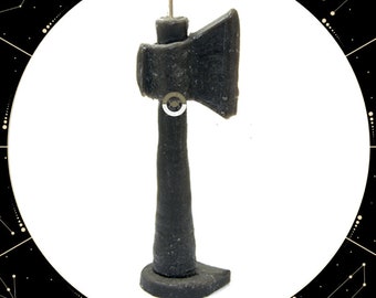 Black Axe Candle, Snijmagie, negativiteiten / Black Axe Candle