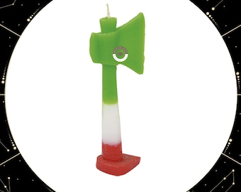 Vela Hacha San Jorge (Defensa, Proteccion) / Ax Candle Saint George