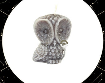 Bougie Pearl Owl (Sagesse, Bonne Chance) / Bougie Pearl Owl