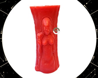 Vela Figura Boralbor Rojo, Amarrar, Amor / Borralbor Candle